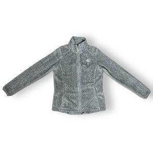 The North Face Women's Full Zip Up Sweater Gray Size Medium
